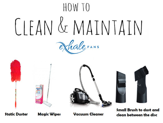 Como limpiar su ventilador exhale